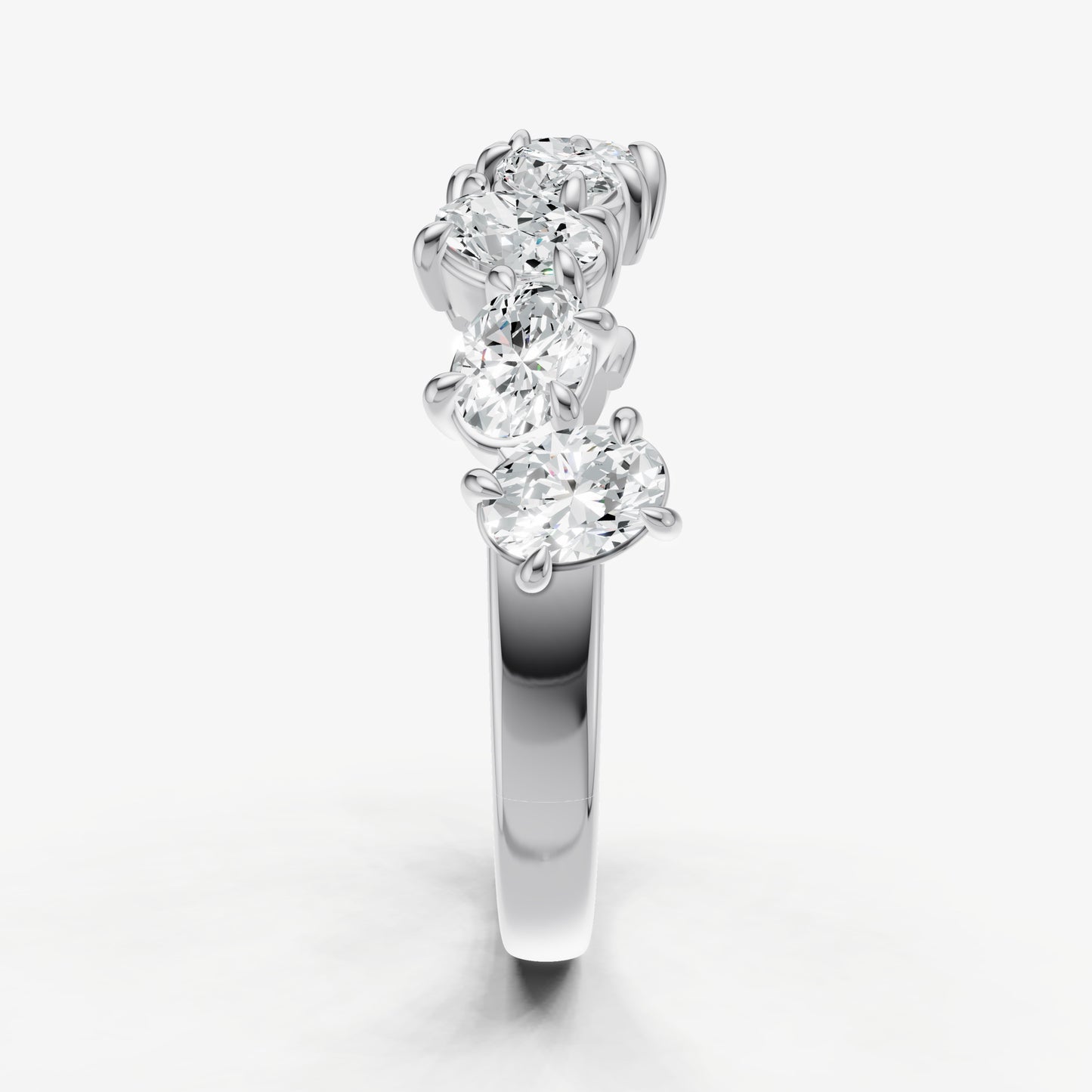 Oval 0.10ct (10pt) Diamond Ring