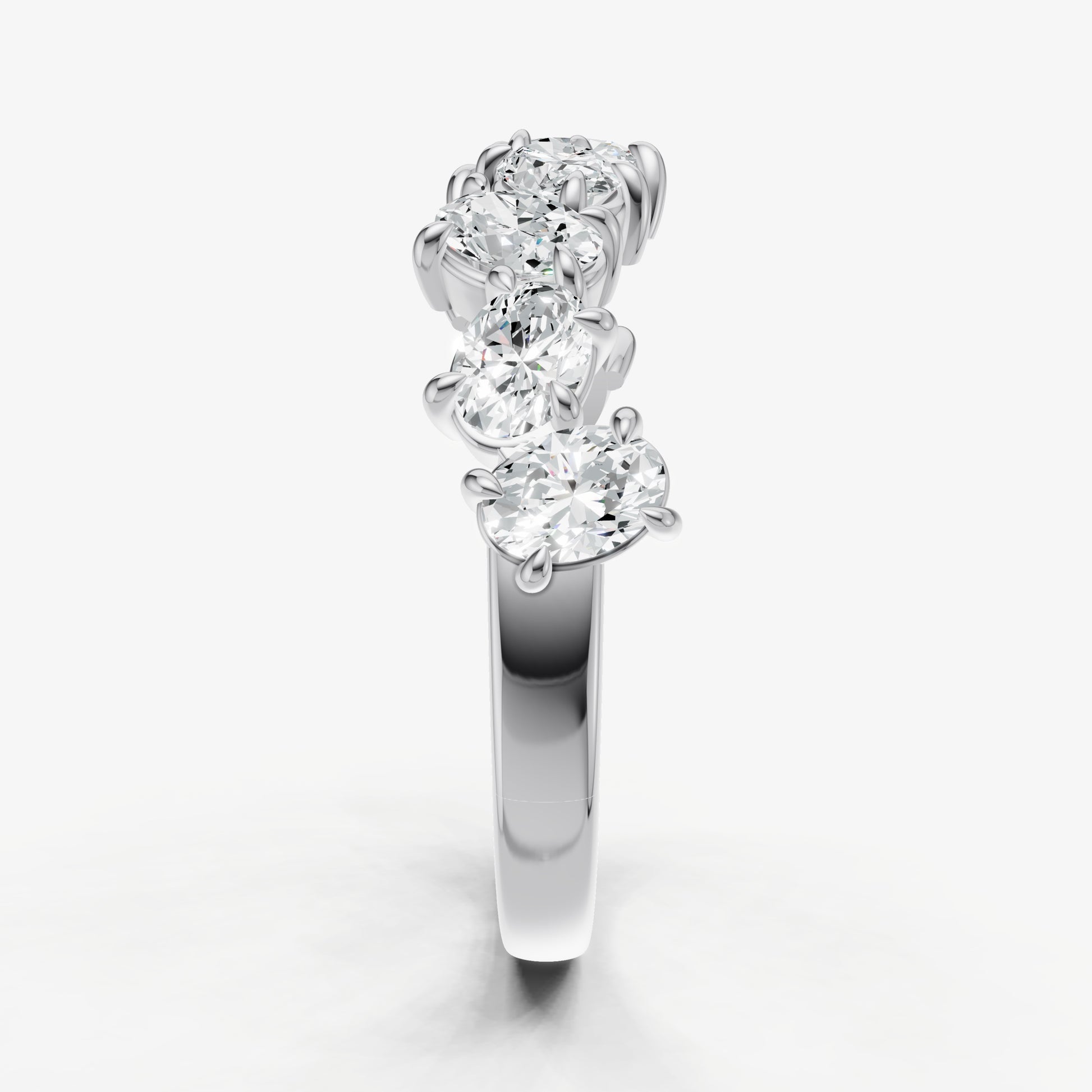 Oval 0.10ct (10pt) Diamond Ring