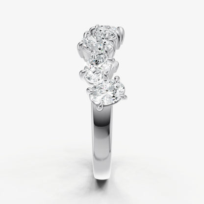 Oval 0.10ct (10pt) Diamond Ring