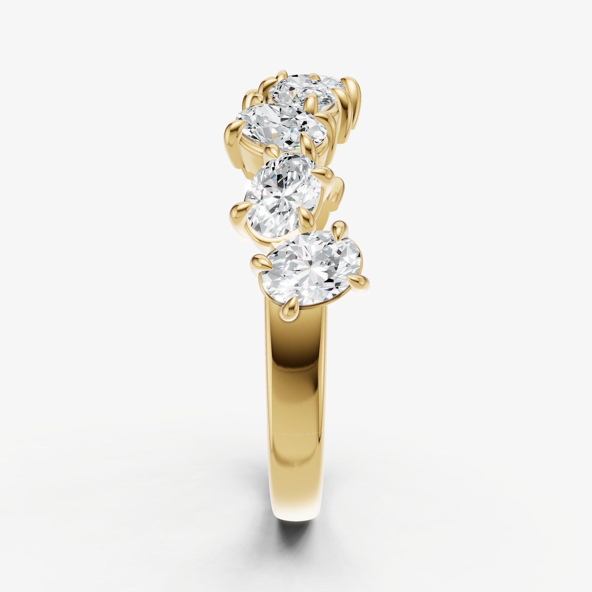 Oval 0.10ct (10pt) Diamond Ring