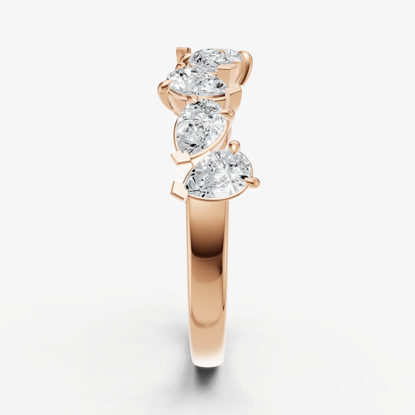 Pear 0.10ct (10pt) Diamond Ring