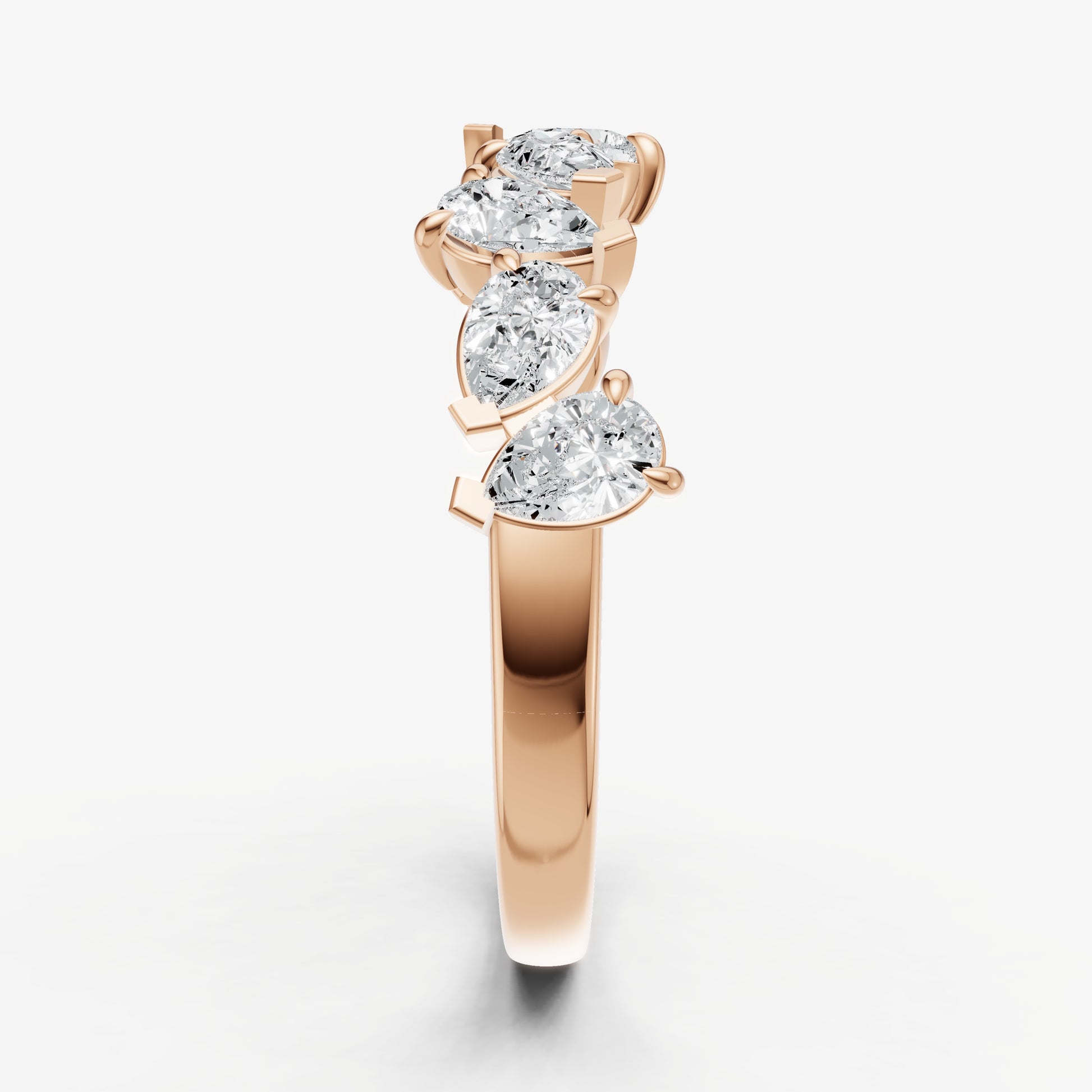 Pear 0.10ct (10pt) Diamond Ring