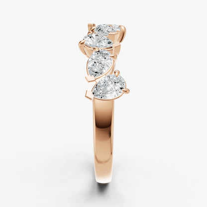 Pear 0.10ct (10pt) Diamond Ring