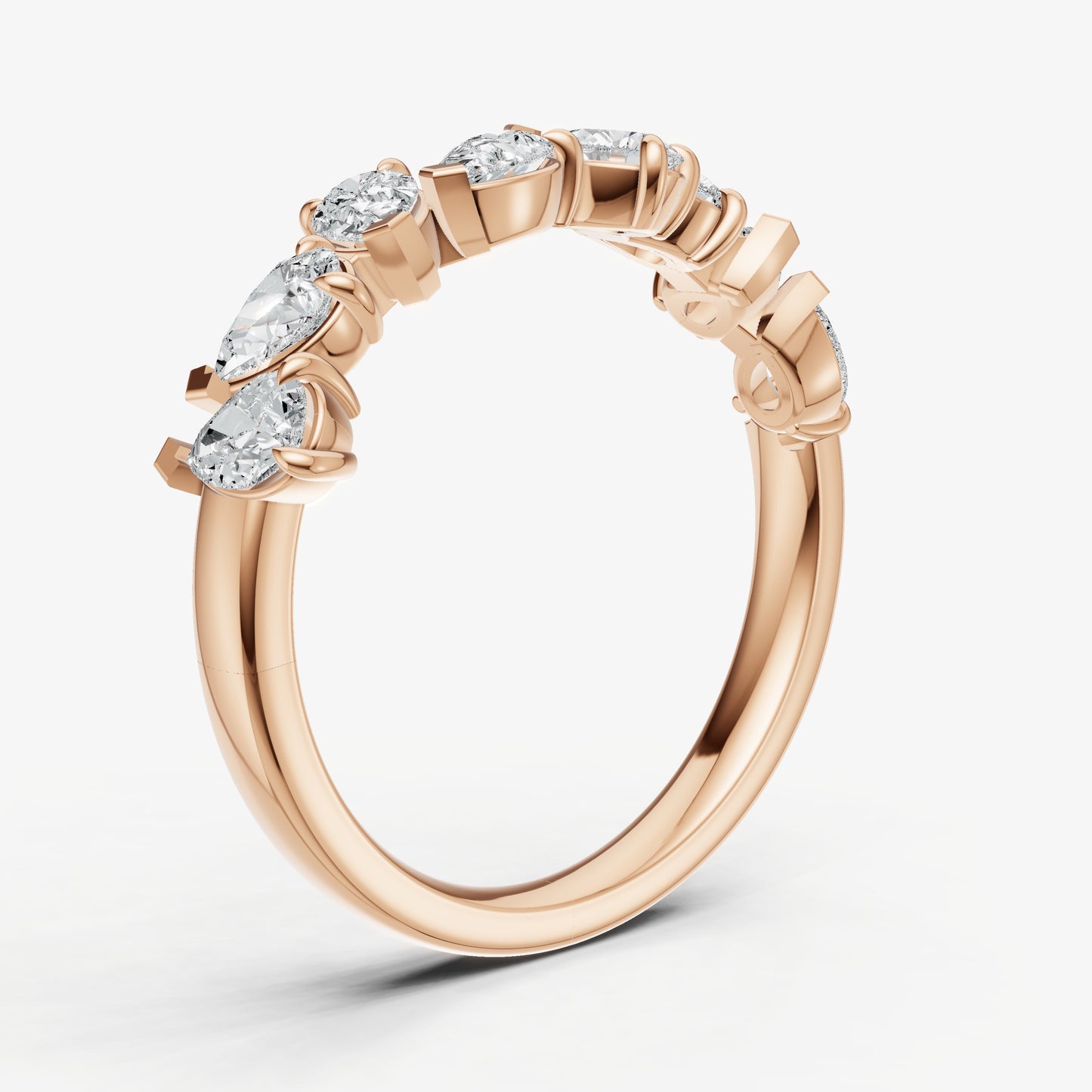 Pear 0.10ct (10pt) Diamond Ring