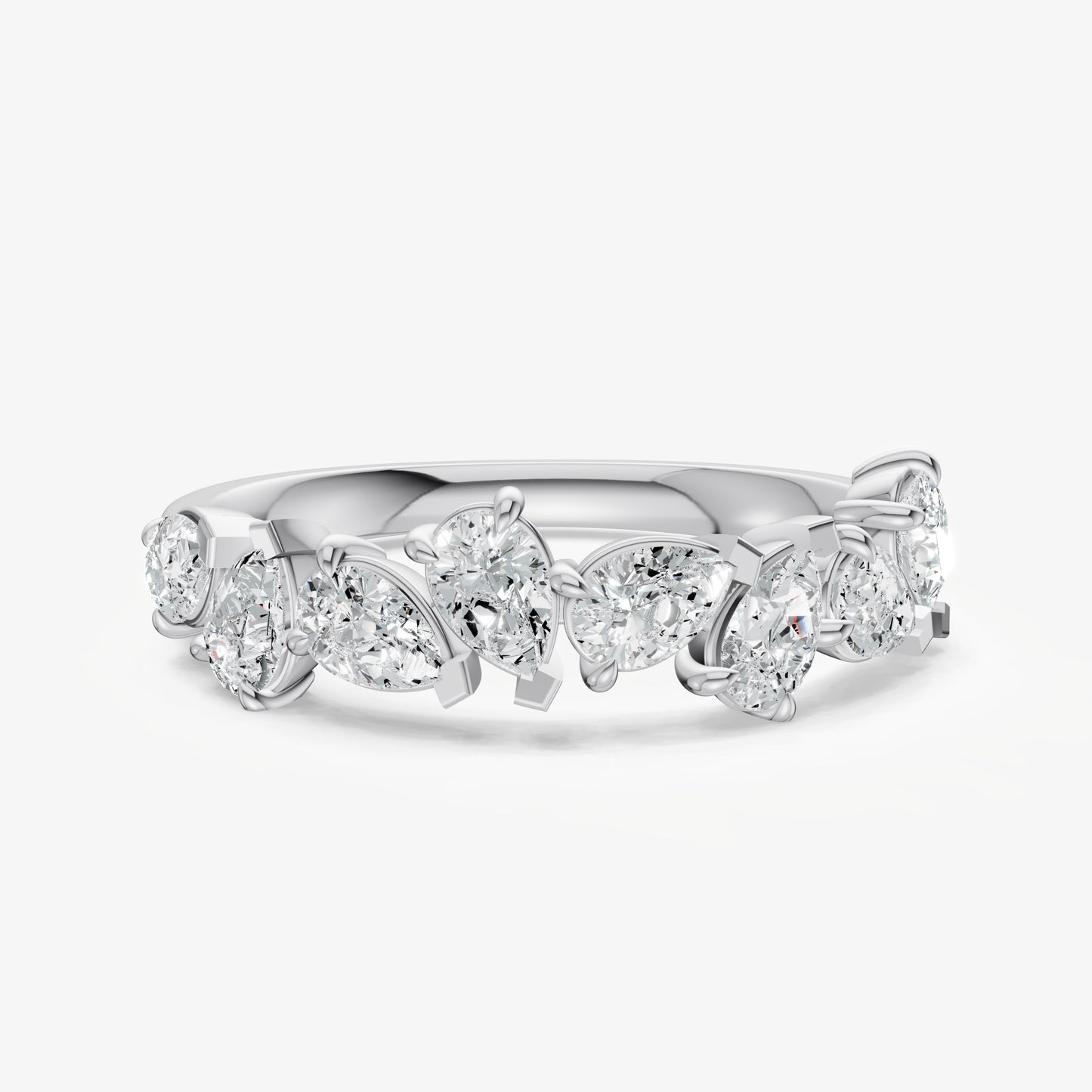 Pear 0.10ct (10pt) Diamond Ring