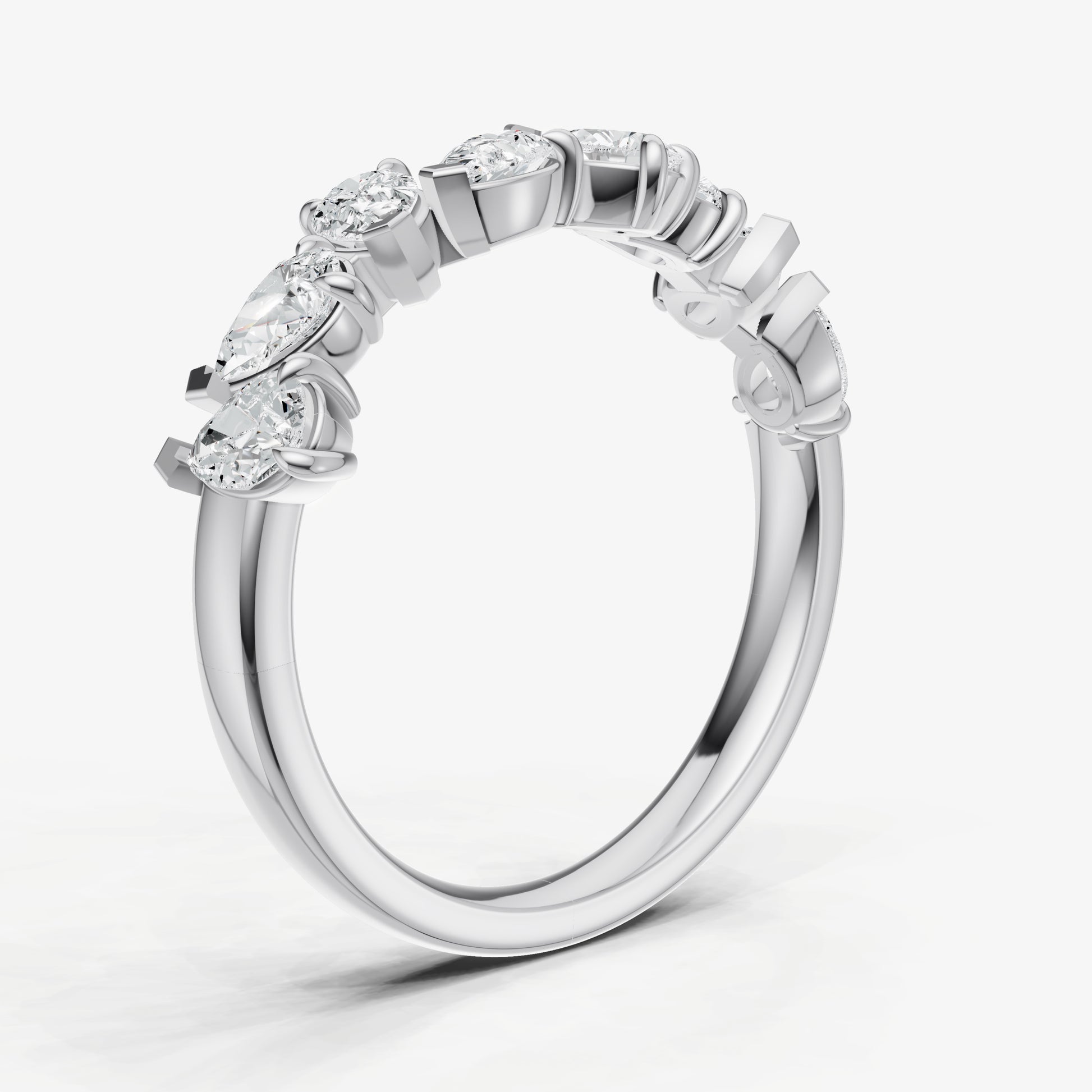 Pear 0.10ct (10pt) Diamond Ring