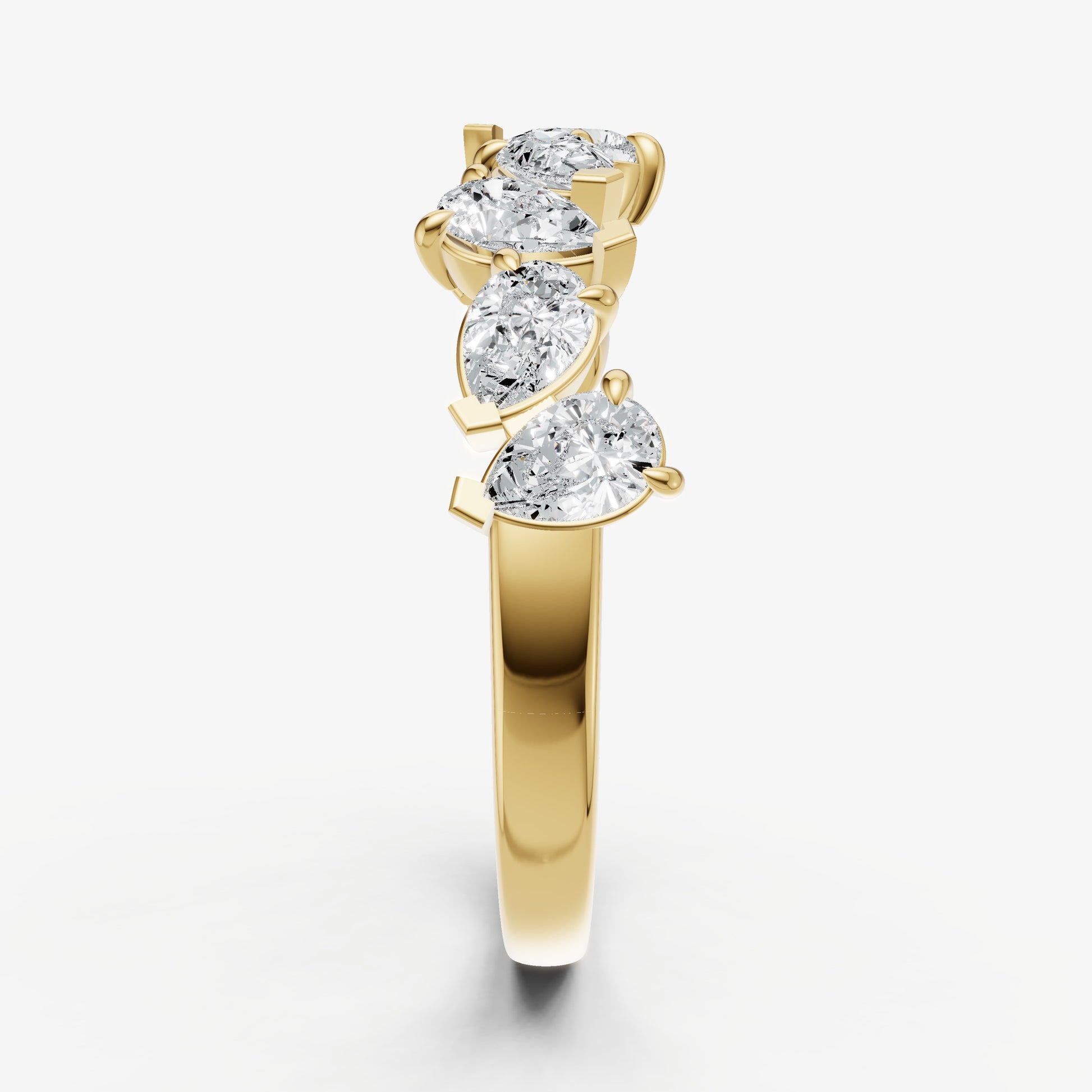 Pear 0.10ct (10pt) Diamond Ring