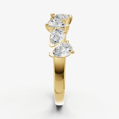 Pear 0.10ct (10pt) Diamond Ring