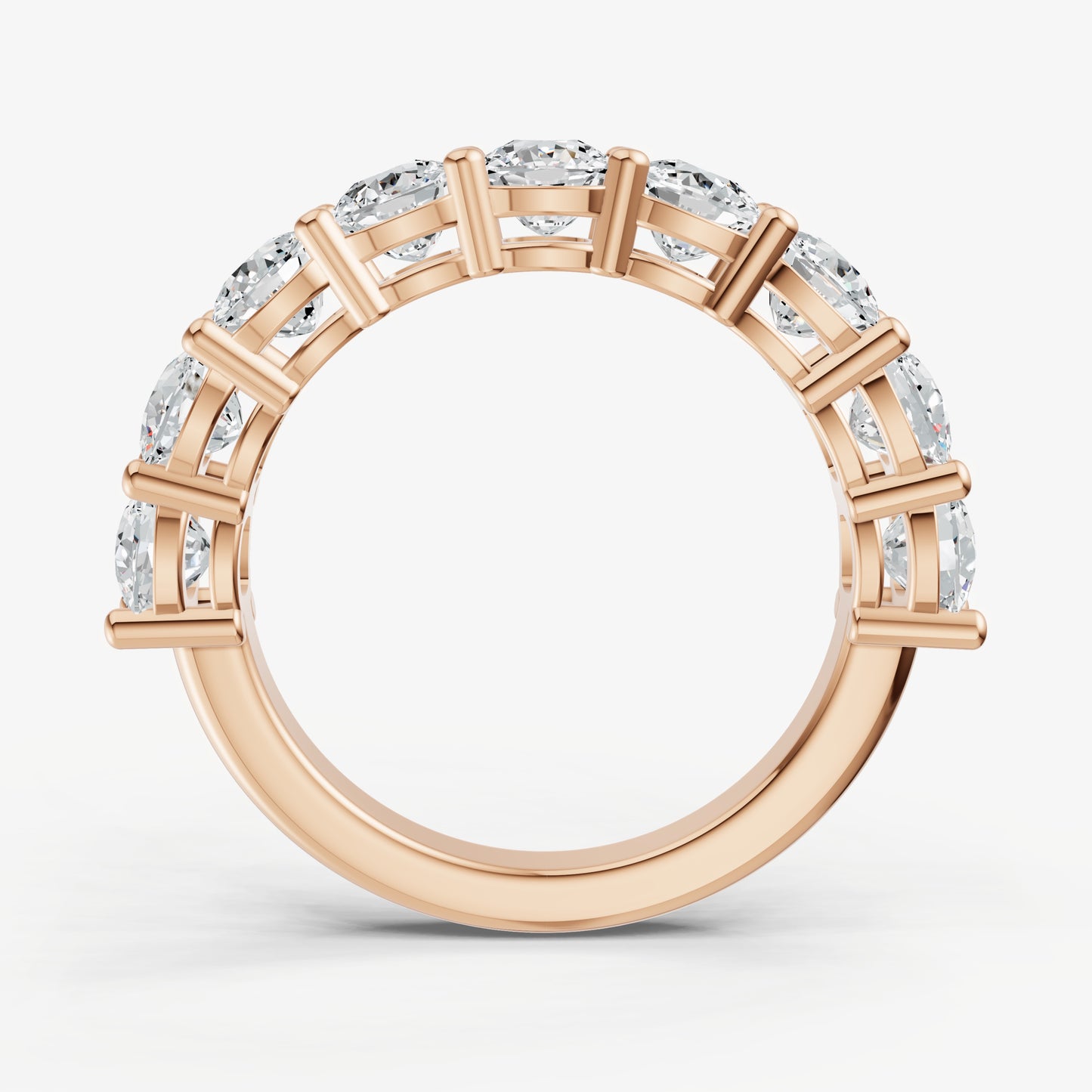 Statement Crown Set Cushion 35pt Diamond Band