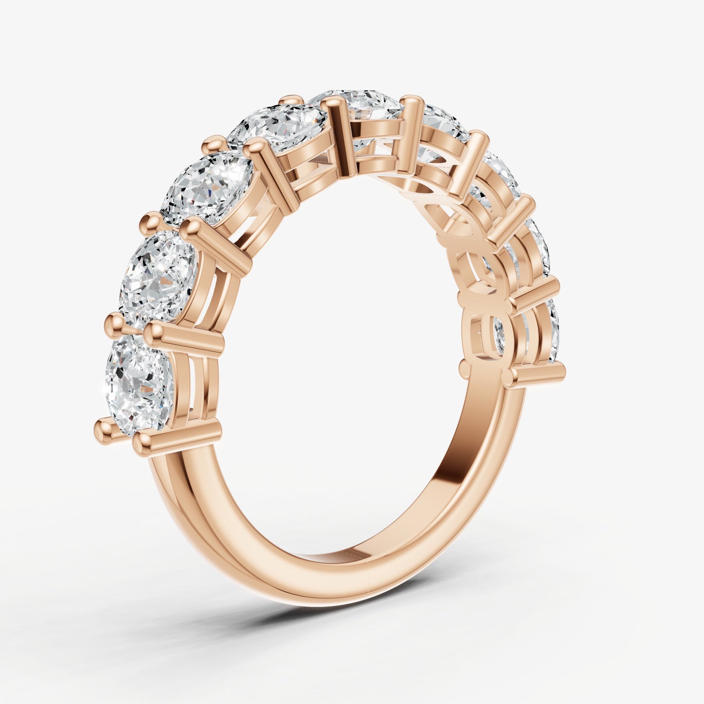 Statement Crown Set Cushion 35pt Diamond Band