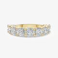 Statement Crown Set Cushion 35pt Diamond Band