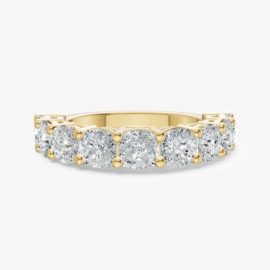 Statement Crown Set Cushion 35pt Diamond Band