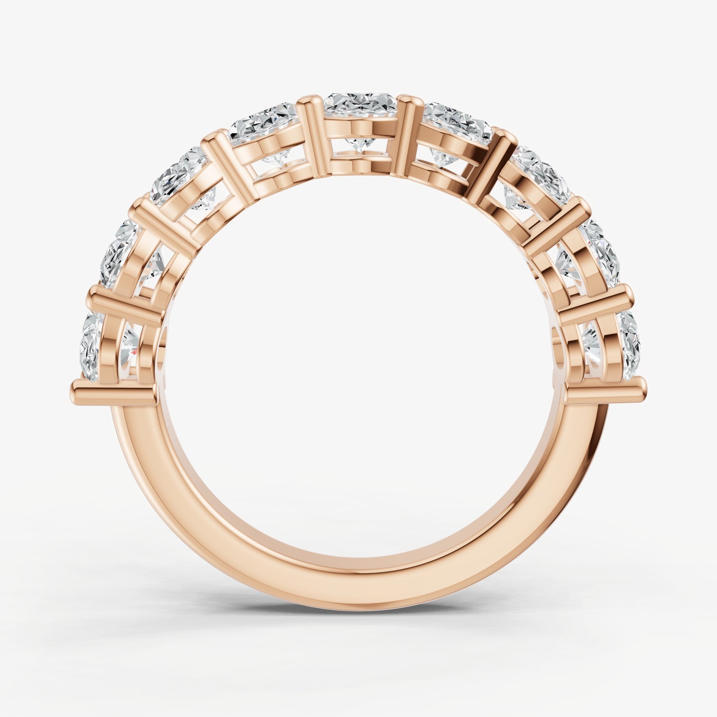 Statement Crown Set Oval 35pt Diamond Band