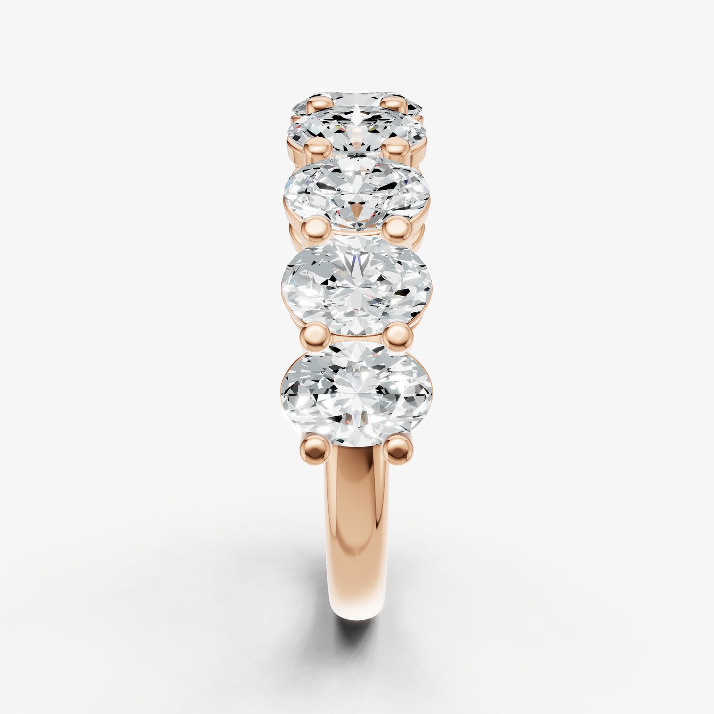 Statement Crown Set Oval 35pt Diamond Band