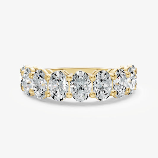 Statement Crown Set Oval 35pt Diamond Band