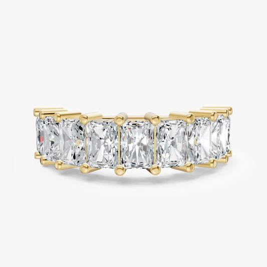 Statement Crown Set Radiant 35pt Diamond Band