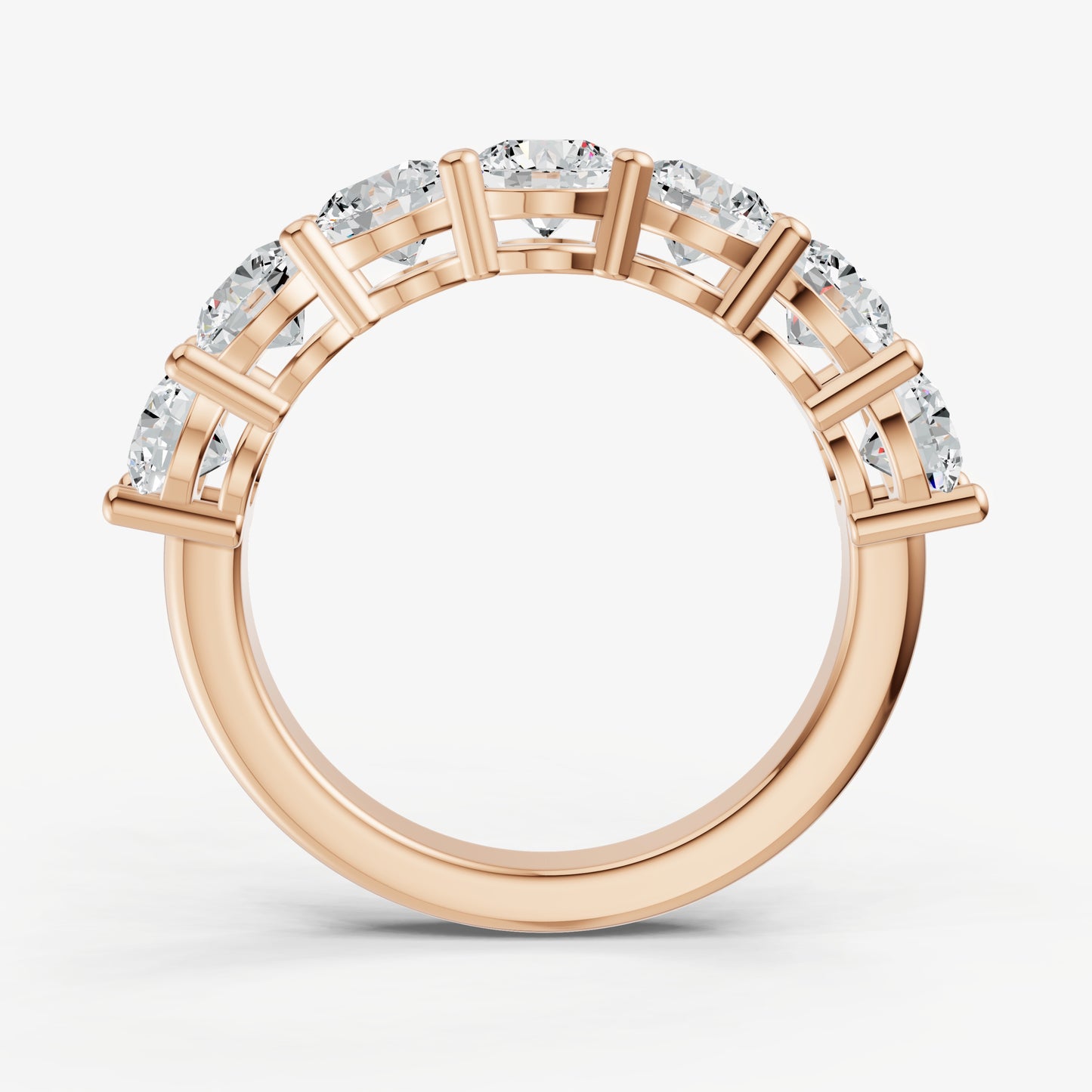 Statement Crown Set Round 35pt Diamond Band