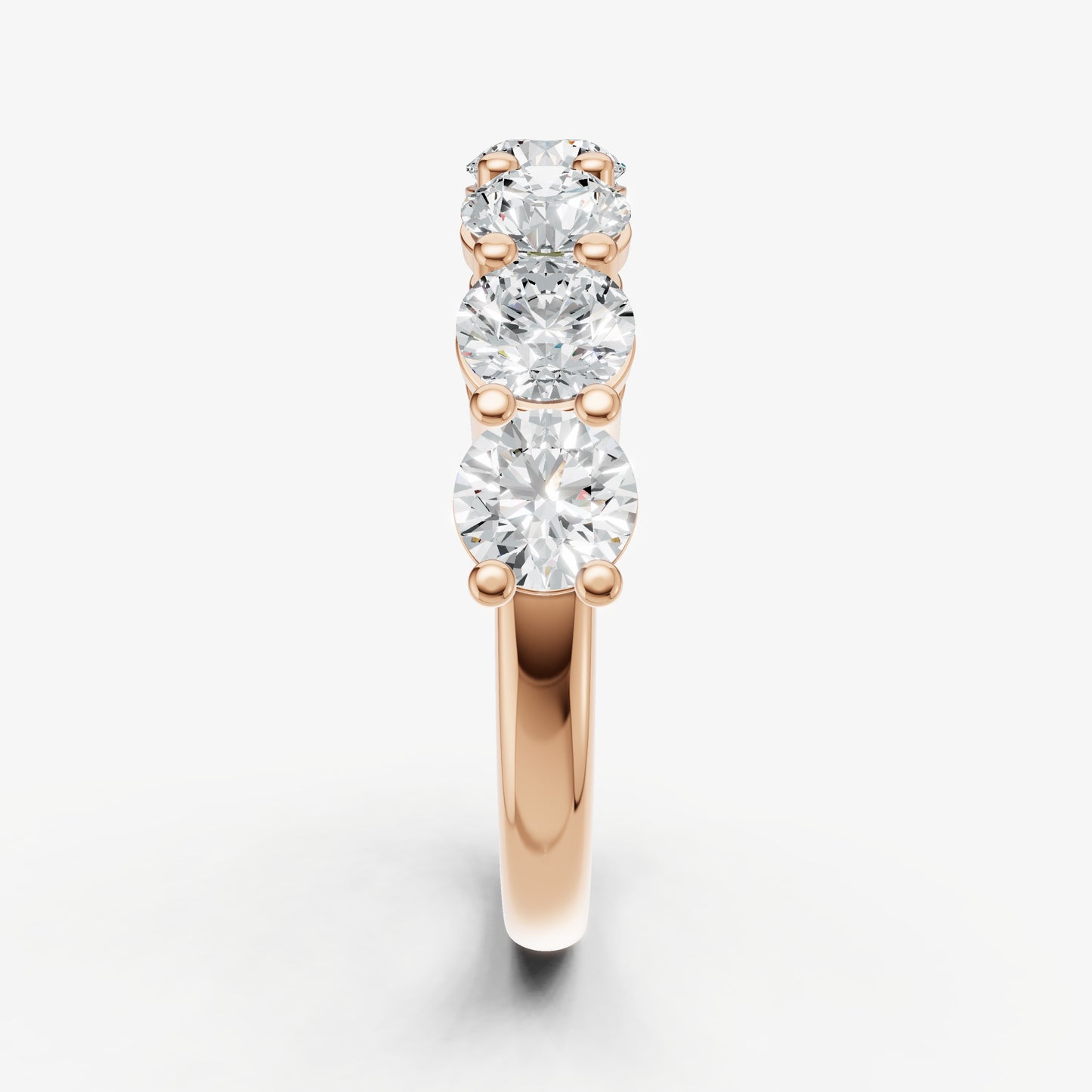 Statement Crown Set Round 35pt Diamond Band