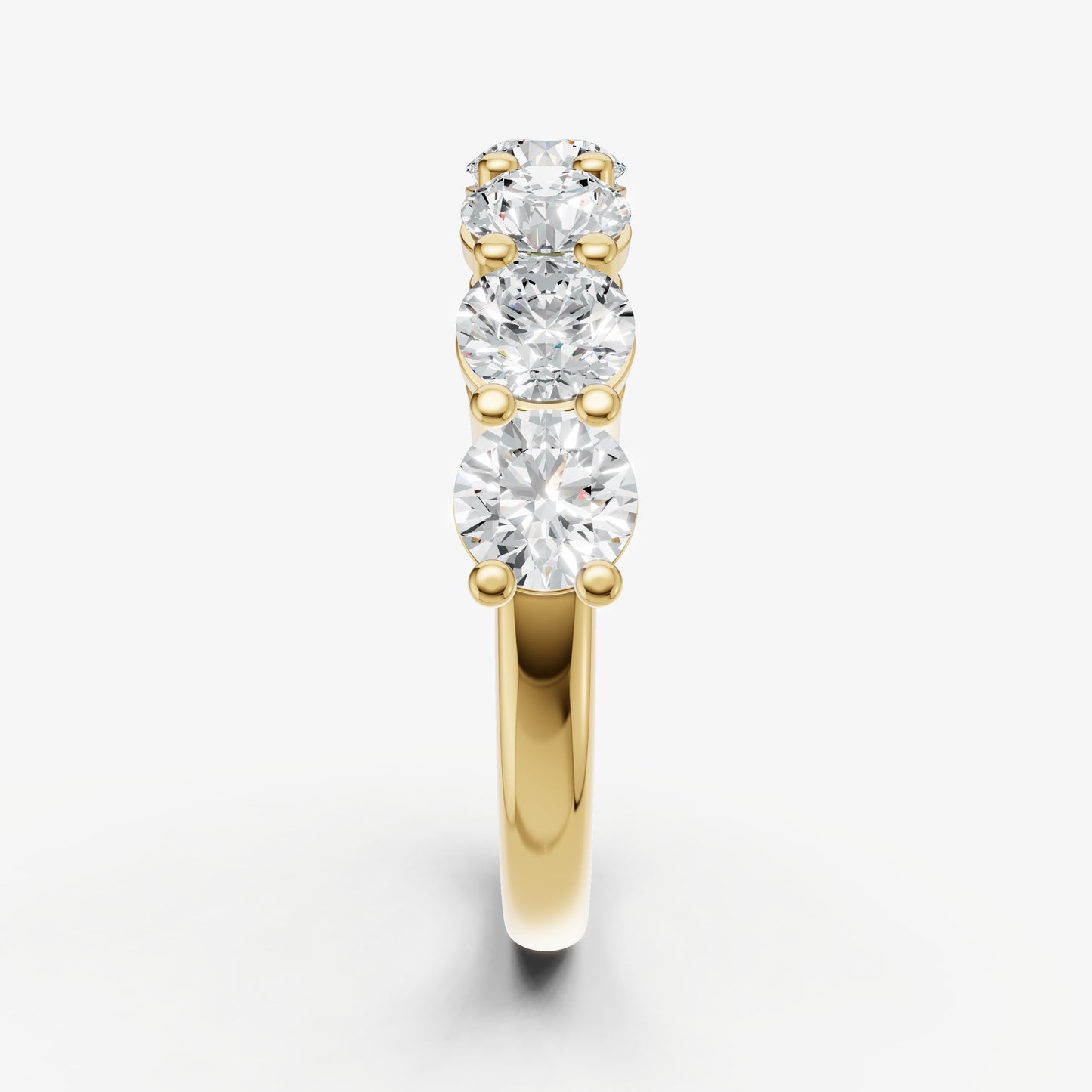 Statement Crown Set 0.35ct (35pt) Diamond Band