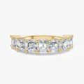 Statement Crown Set Asscher 40pt Diamond Band