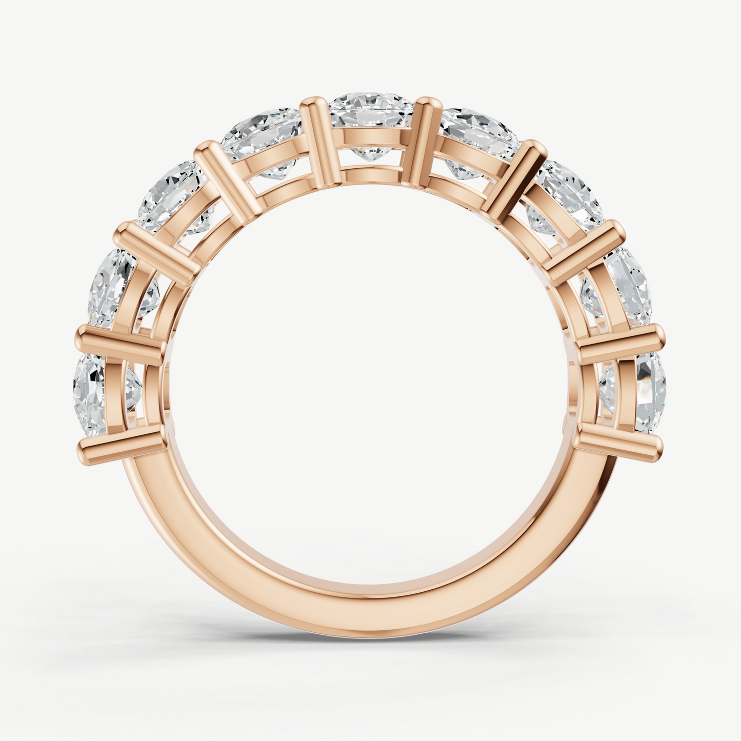 Statement Crown Set Cushion 40pt Diamond Band