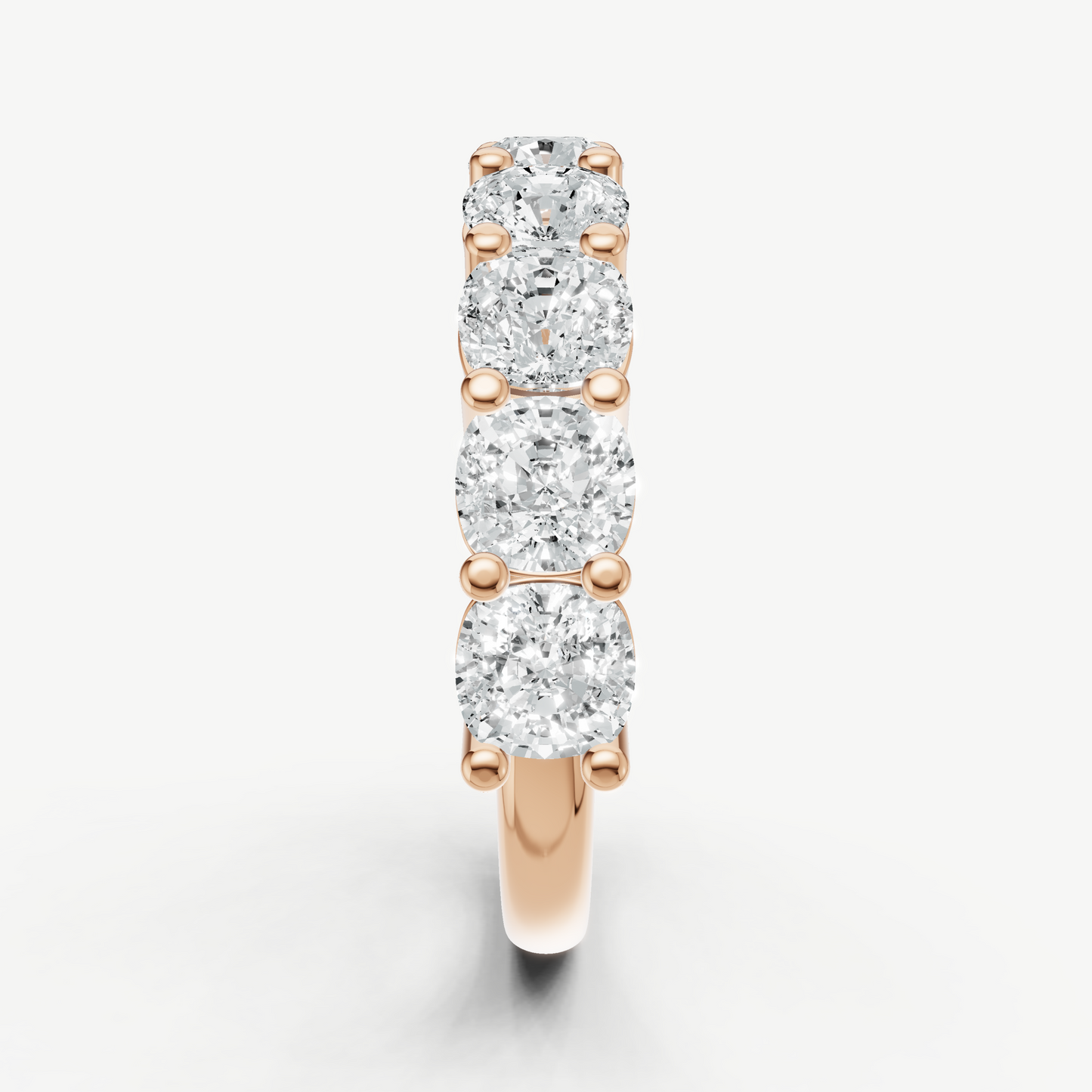 Statement Crown Set Cushion 40pt Diamond Band
