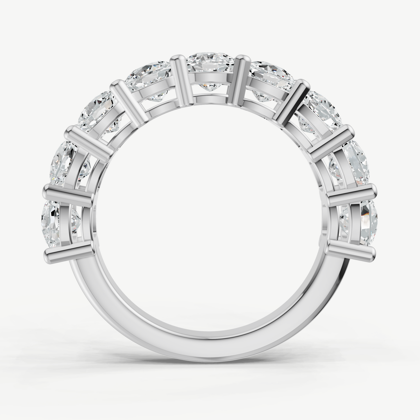 Statement Crown Set Cushion 40pt Diamond Band