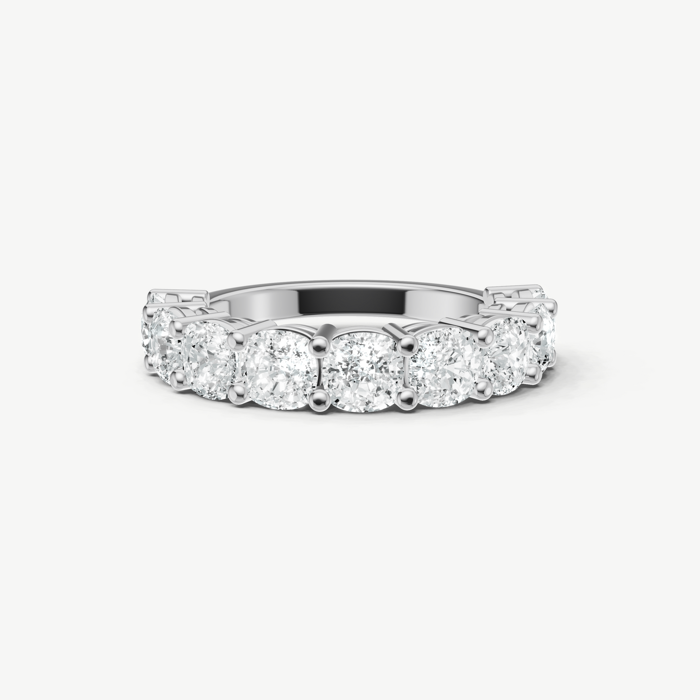 Statement Crown Set Cushion 40pt Diamond Band