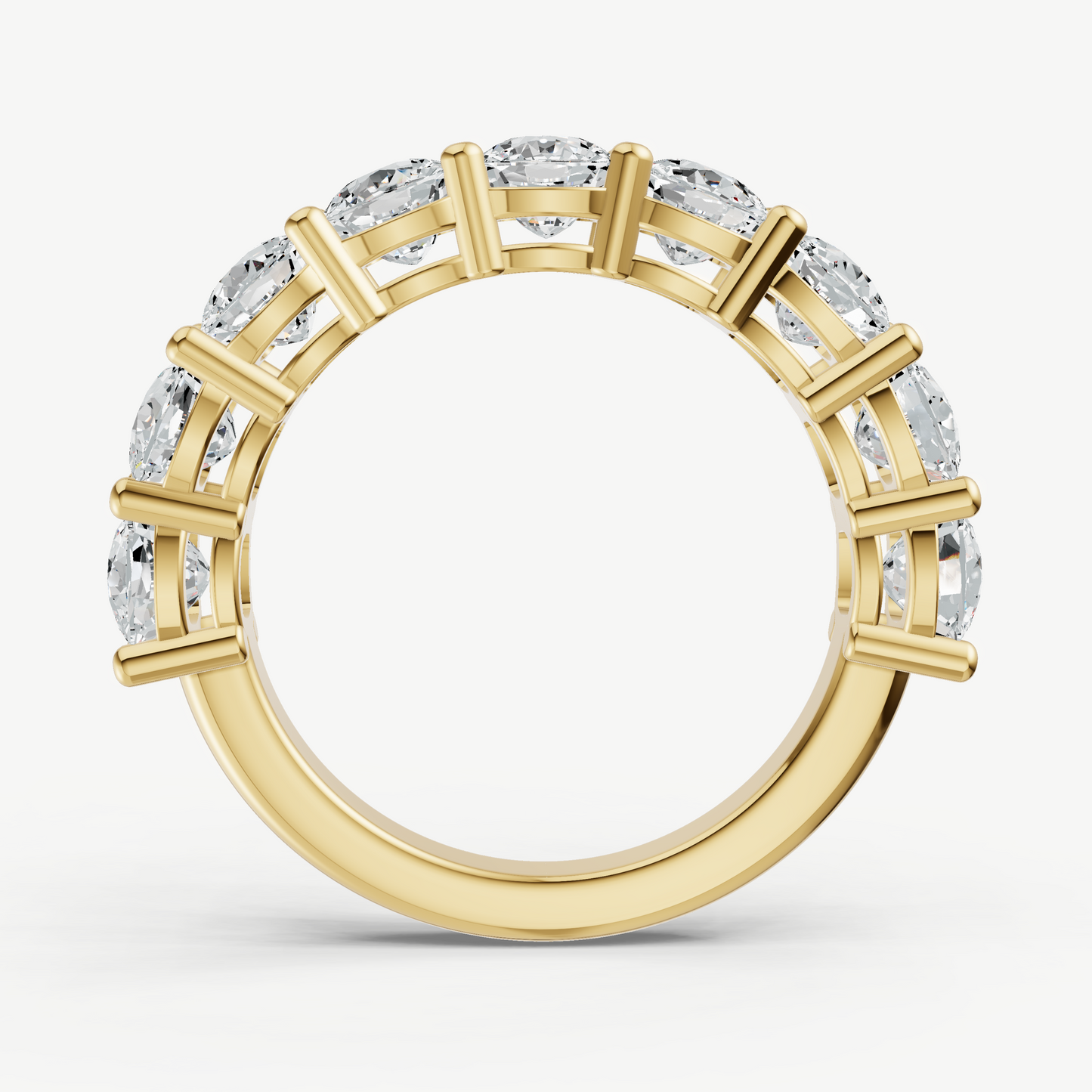 Statement Crown Set Cushion 40pt Diamond Band