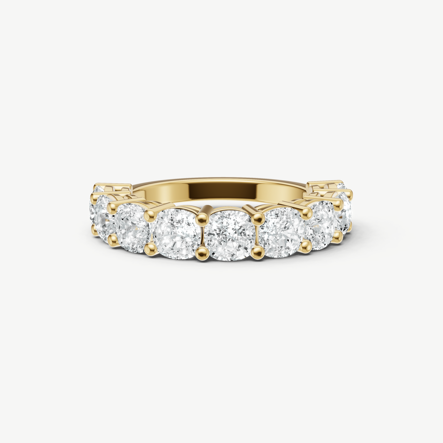 Statement Crown Set Cushion 40pt Diamond Band