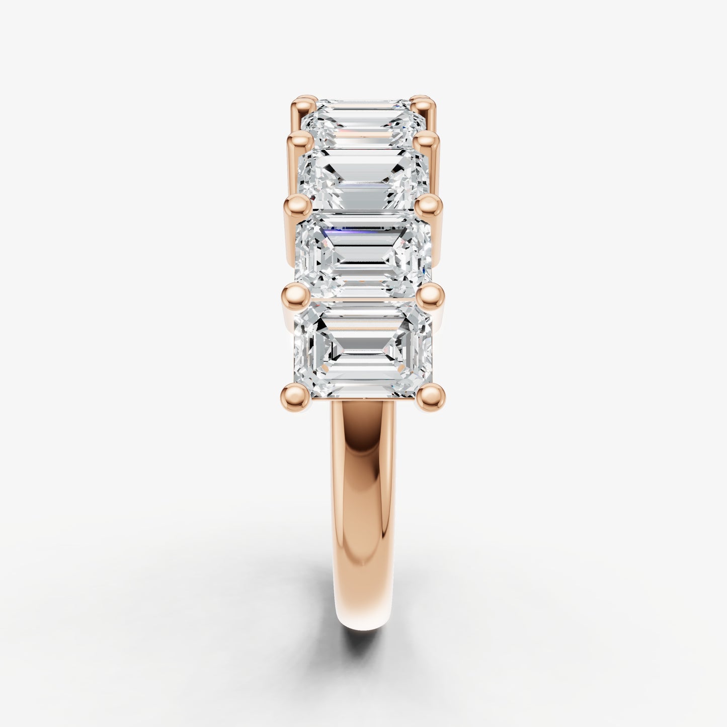 Statement Crown Set Emerald 40pt Diamond Band