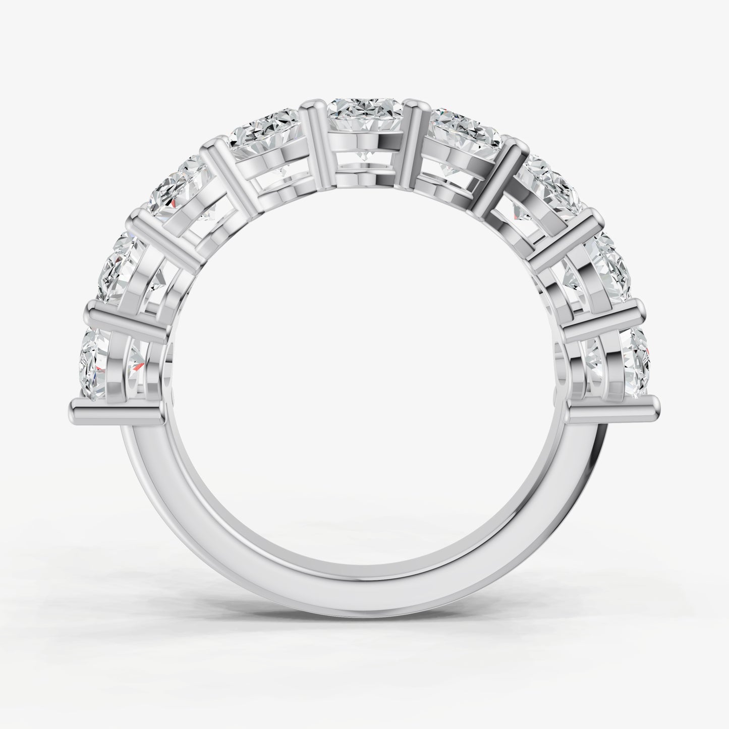 Statement Crown Set 0.40ct (40pt) Diamond Band