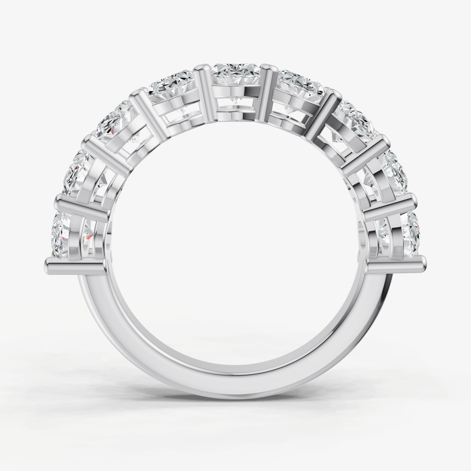 Statement Crown Set 0.40ct (40pt) Diamond Band