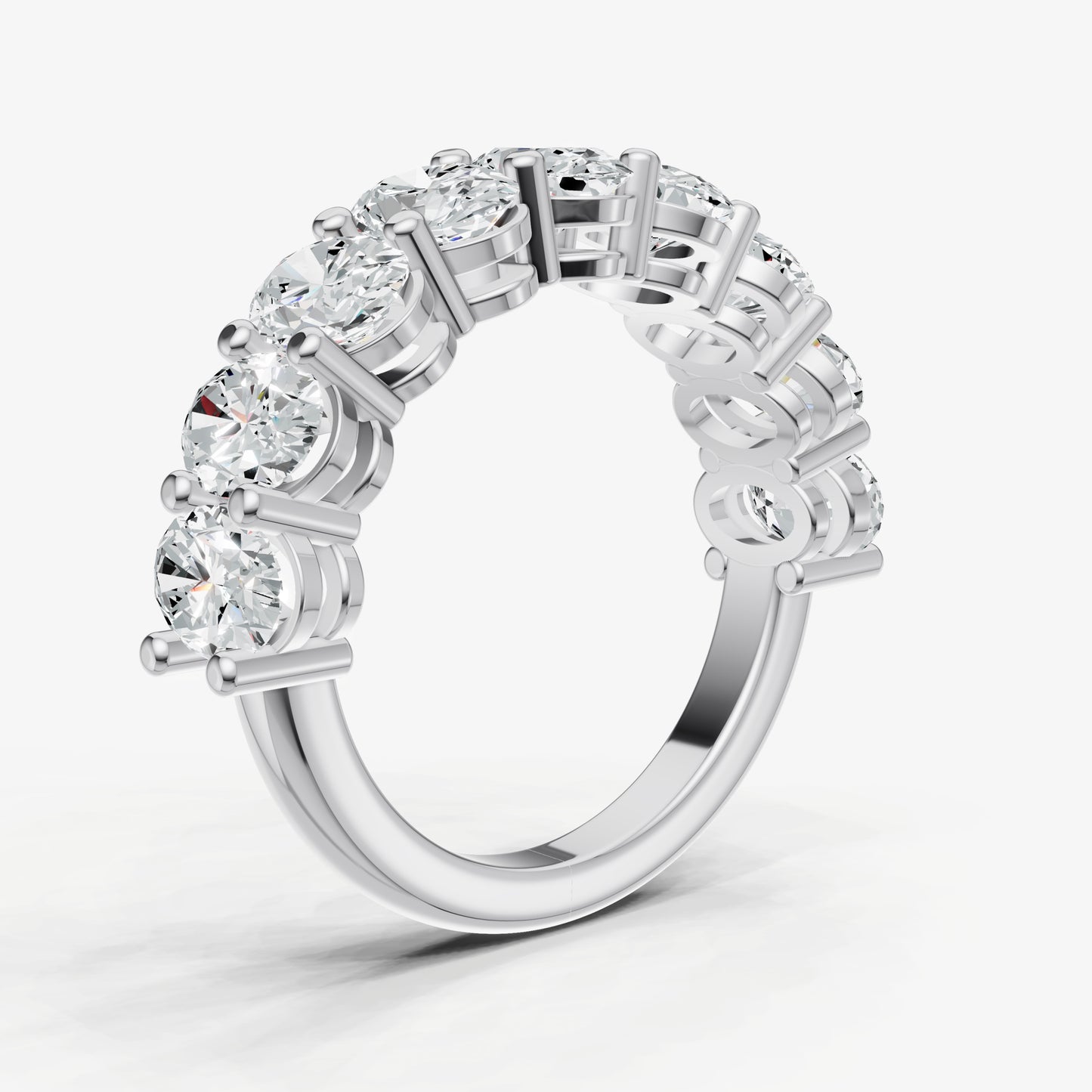 Statement Crown Set 0.40ct (40pt) Diamond Band