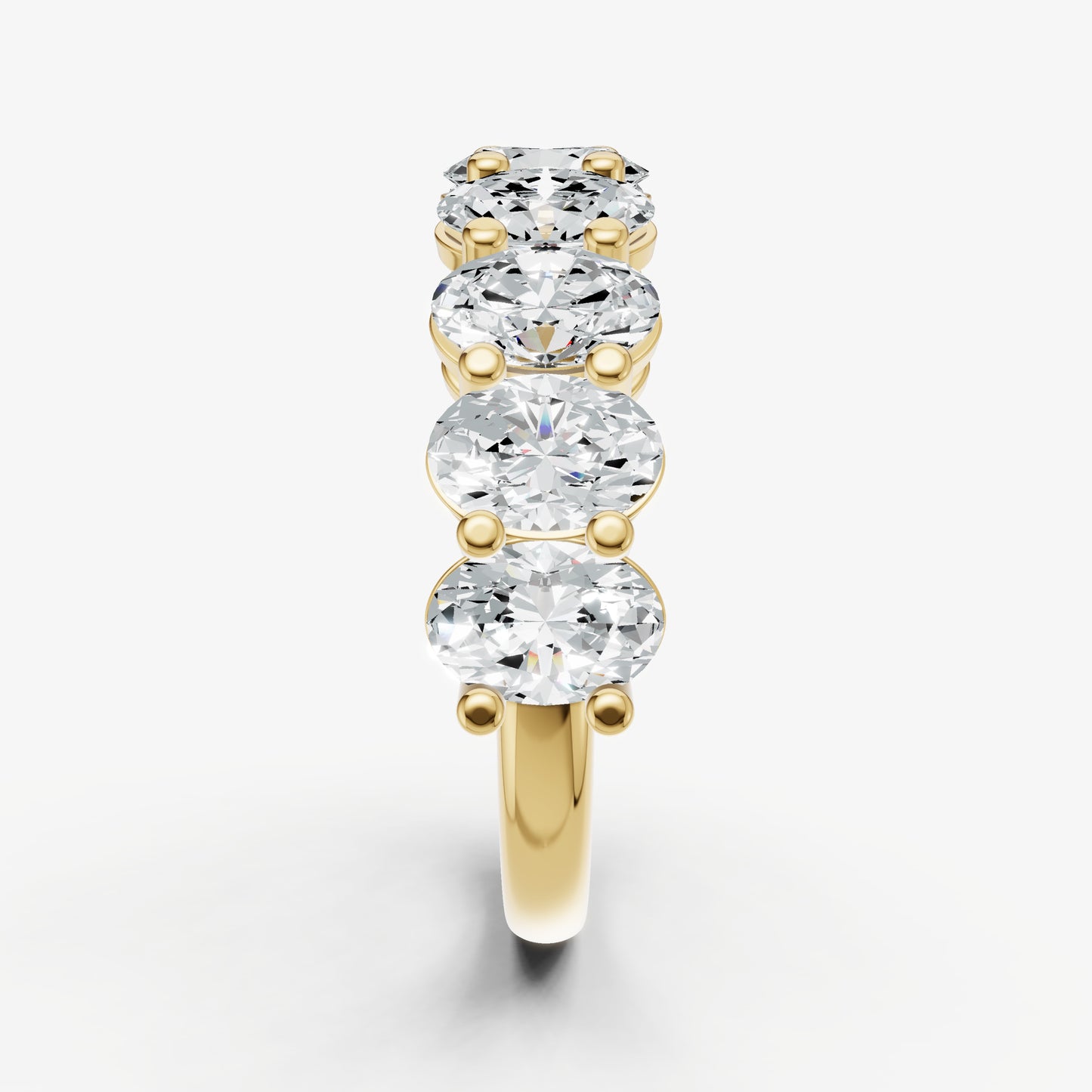 Statement Crown Set 0.40ct (40pt) Diamond Band