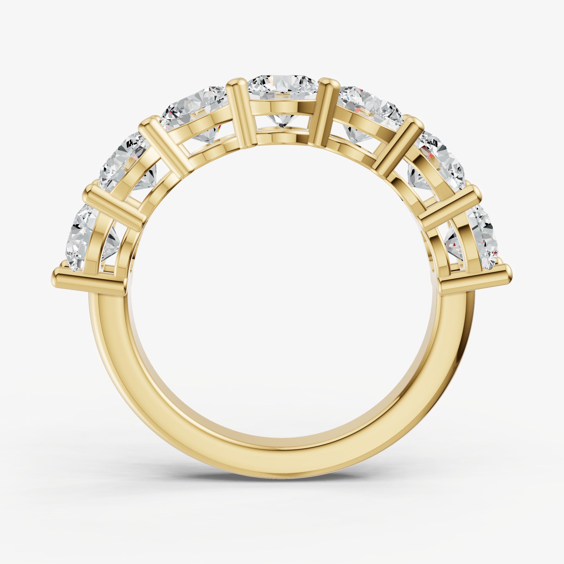 Statement Crown Set 0.40ct (40pt) Diamond Band