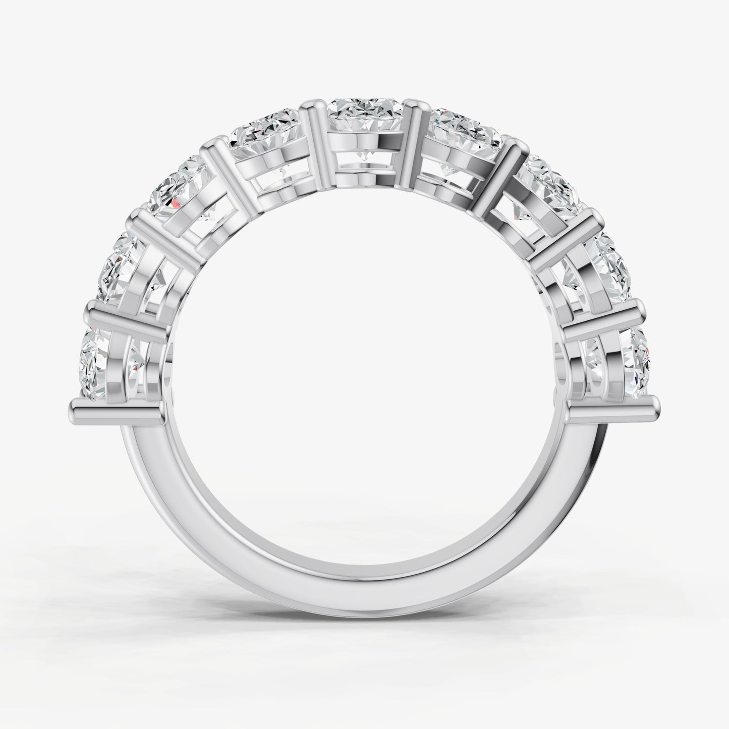 Statement Crown Set 0.40ct (40pt) Diamond Band