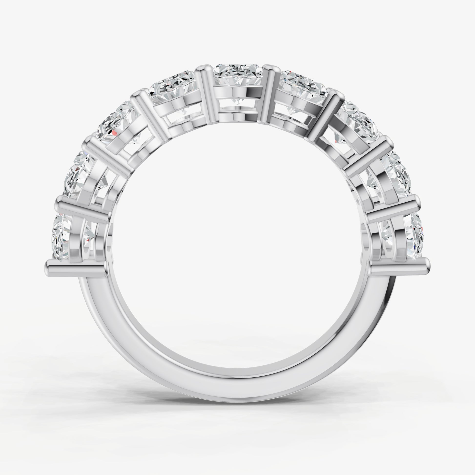 Statement Crown Set 0.40ct (40pt) Diamond Band