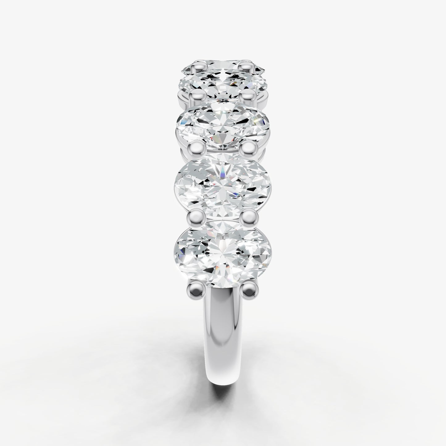 Statement Crown Set 0.40ct (40pt) Diamond Band