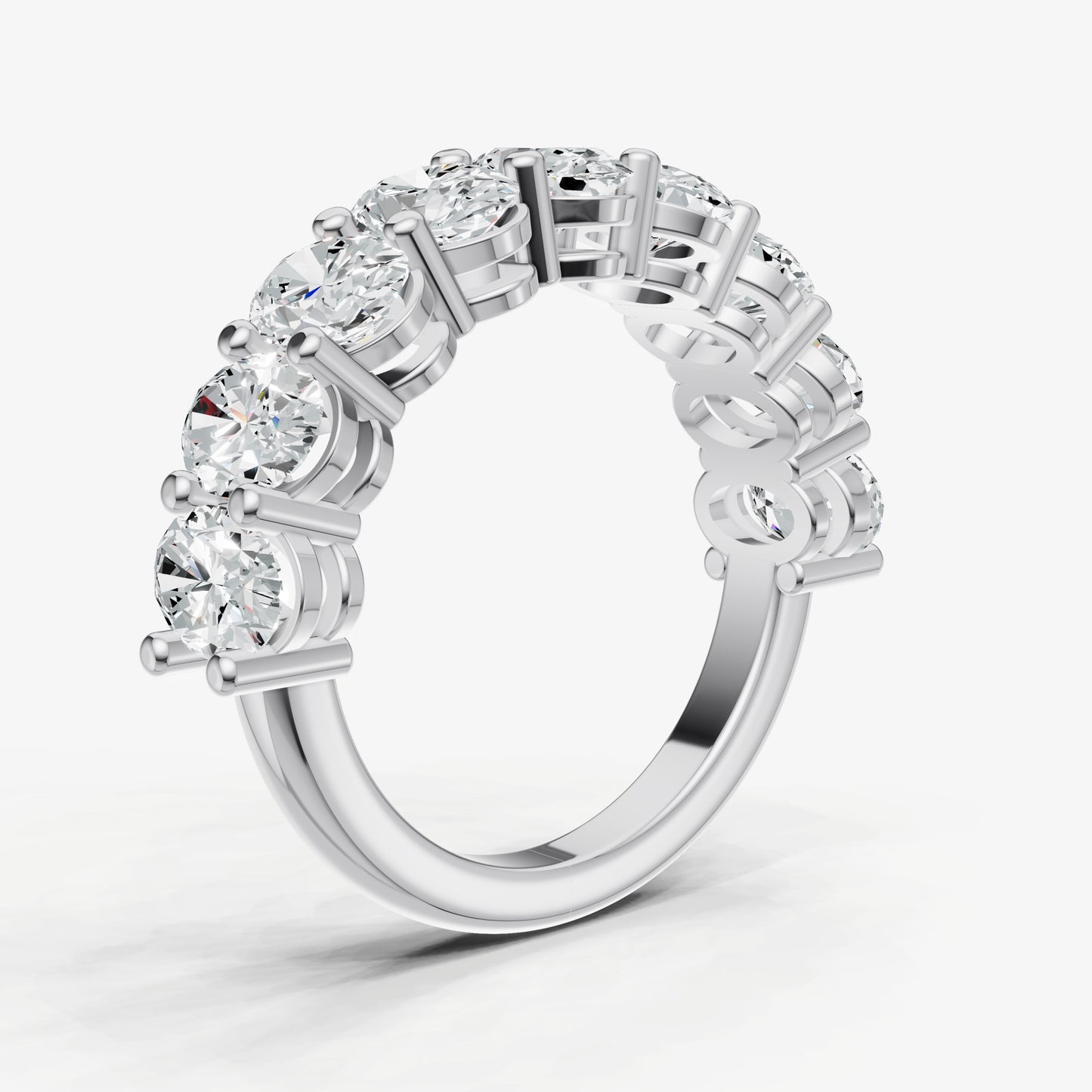 Statement Crown Set 0.40ct (40pt) Diamond Band