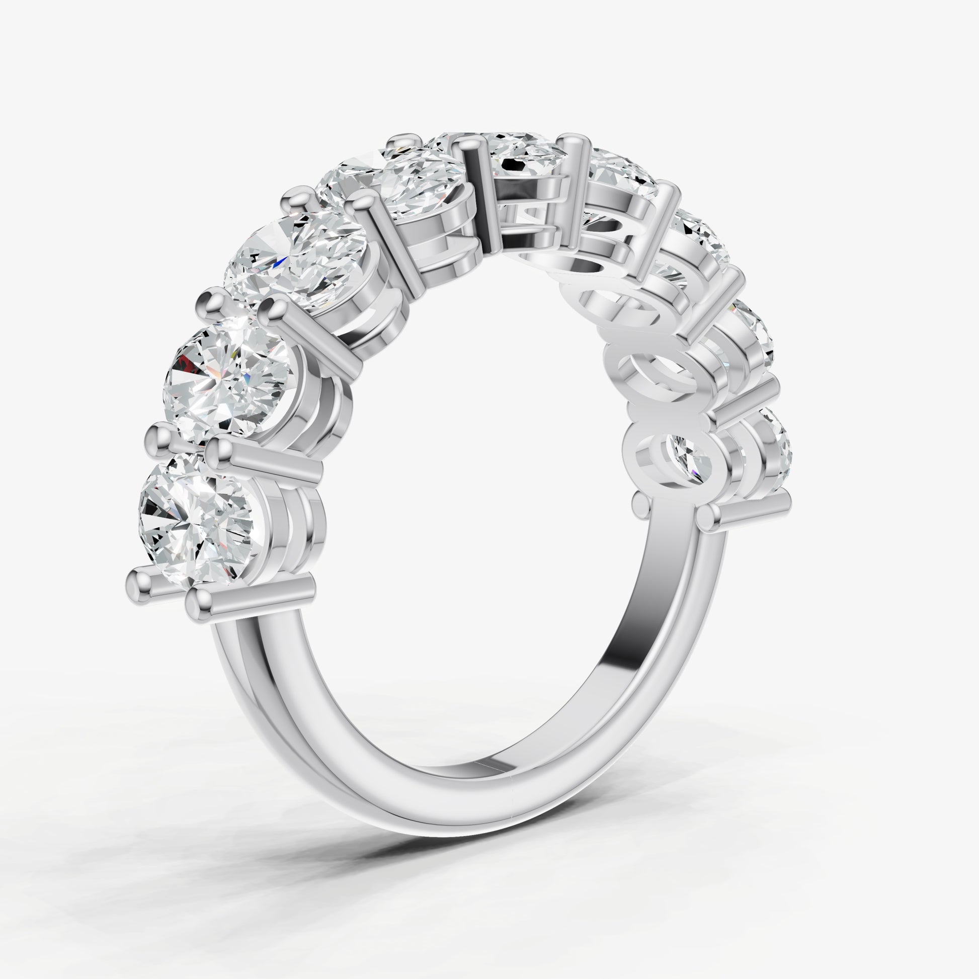Statement Crown Set 0.40ct (40pt) Diamond Band