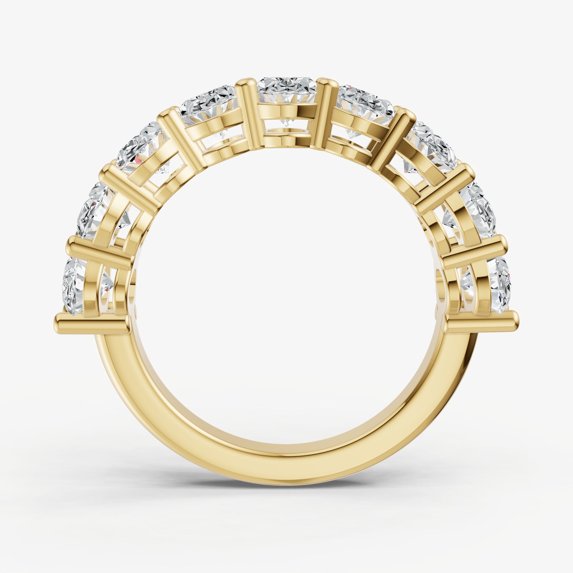Statement Crown Set 0.40ct (40pt) Diamond Band
