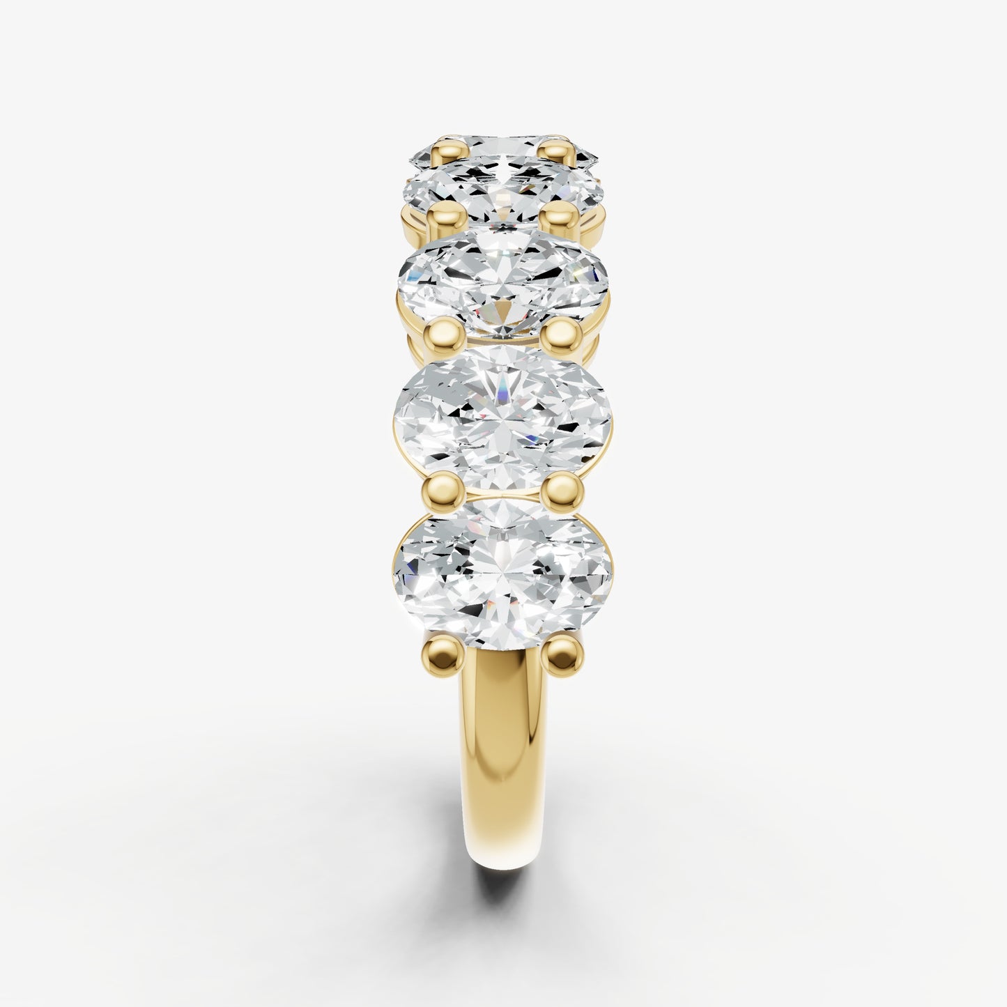 Statement Crown Set 0.40ct (40pt) Diamond Band