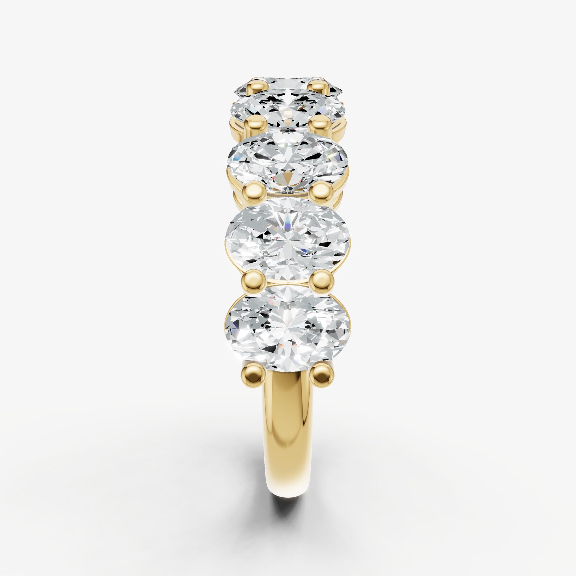 Statement Crown Set 0.40ct (40pt) Diamond Band
