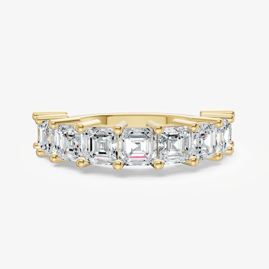 Statement Crown Set Asscher 45pt Diamond Band