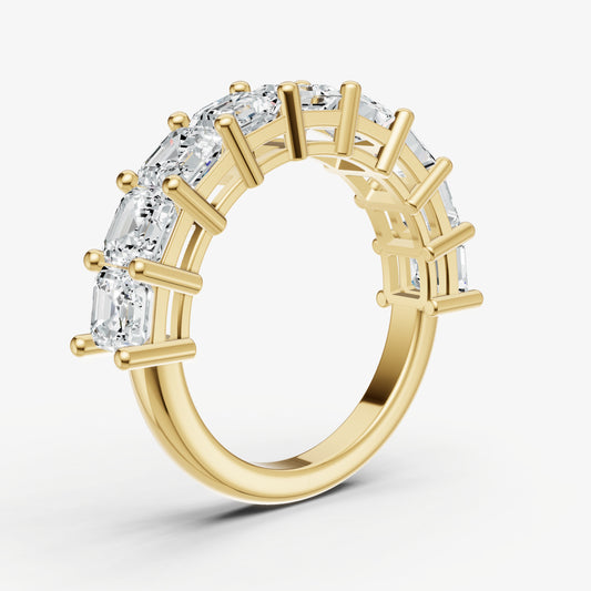 Statement Crown Set Asscher 45pt Diamond Band