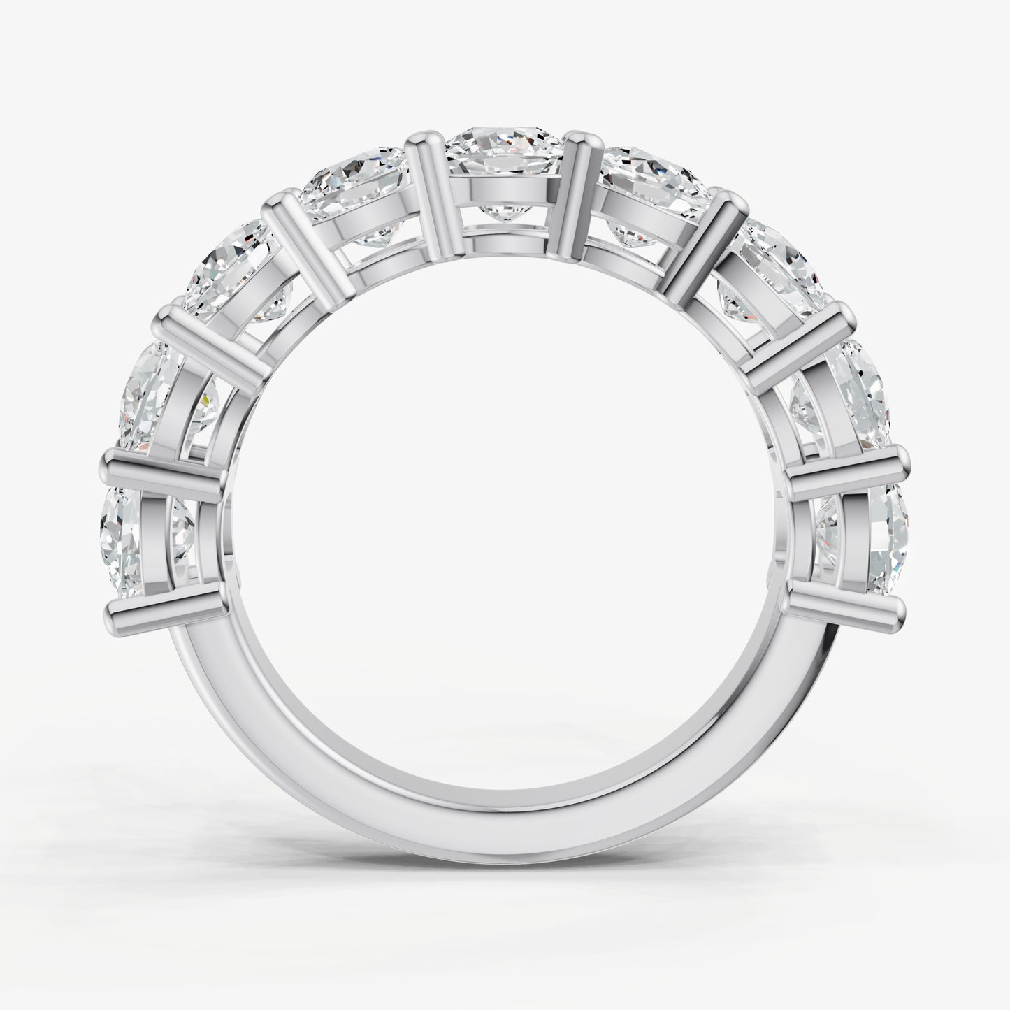 Statement Crown Set 0.45ct (45pt) Diamond Band