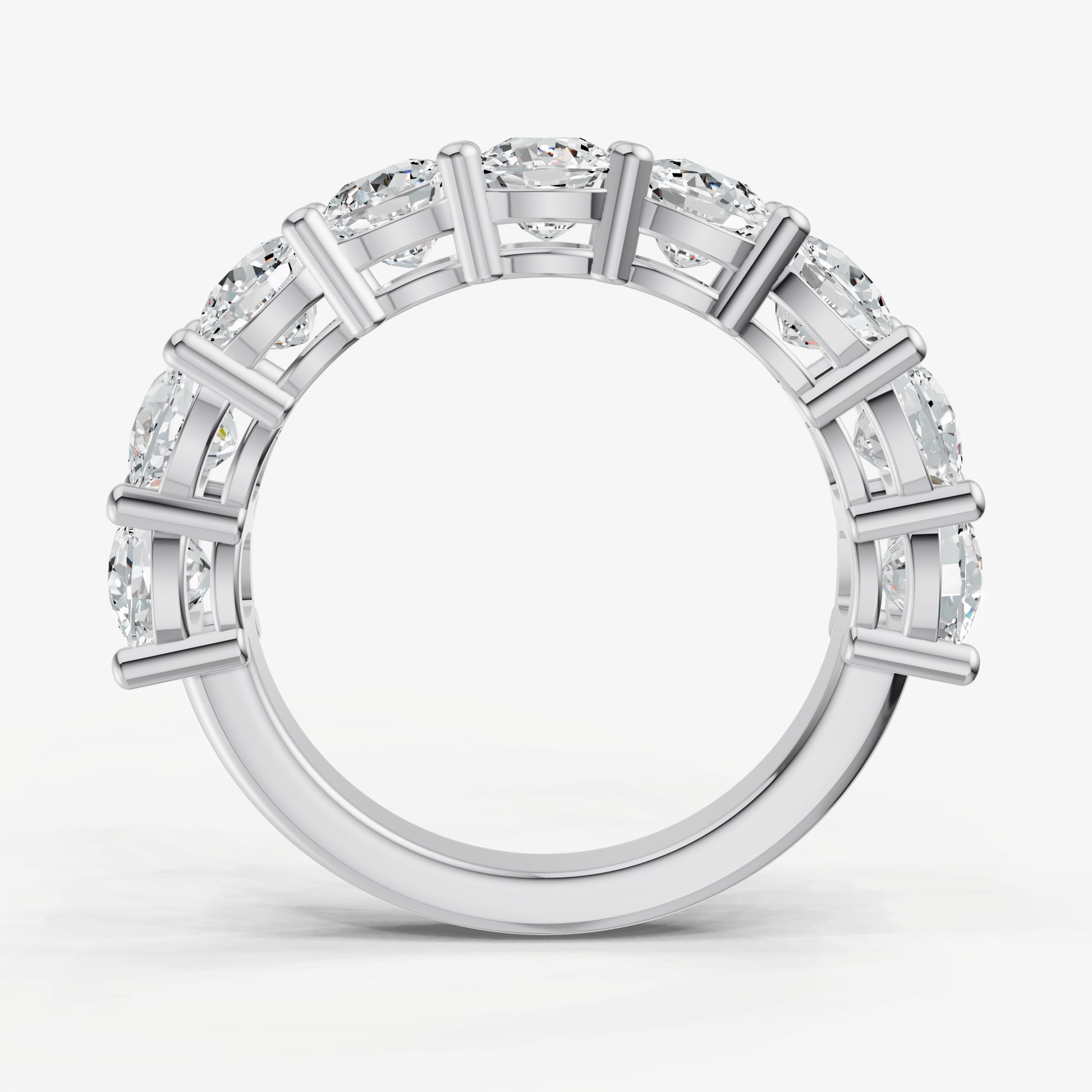 Statement Crown Set 0.45ct (45pt) Diamond Band