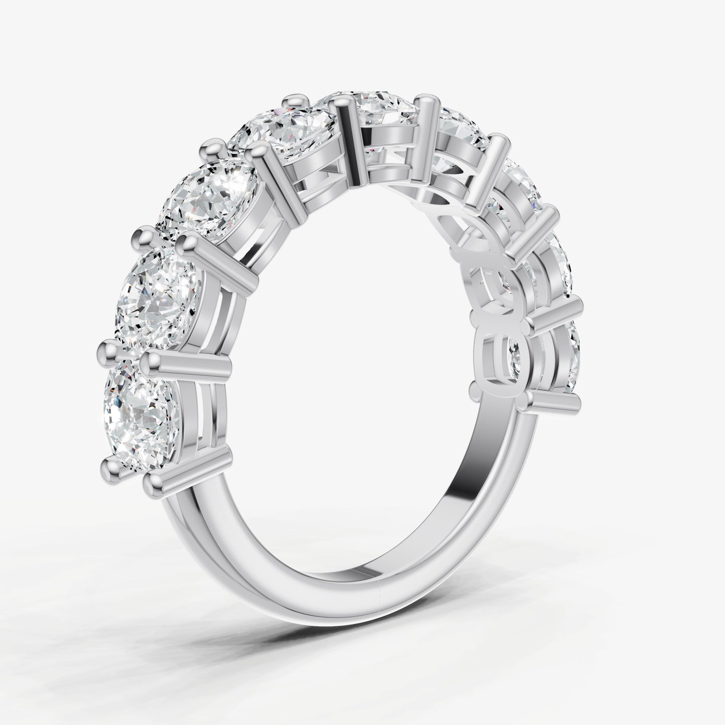 Statement Crown Set 0.45ct (45pt) Diamond Band
