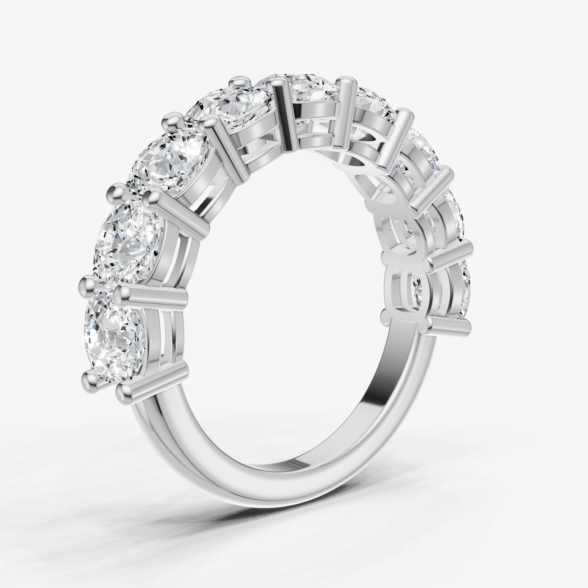 Statement Crown Set 0.45ct (45pt) Diamond Band